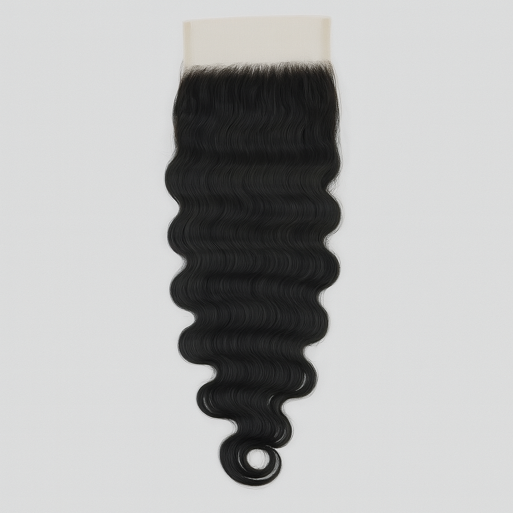 Brazilian Deep Wave Closure - 4x4 - HD Lace