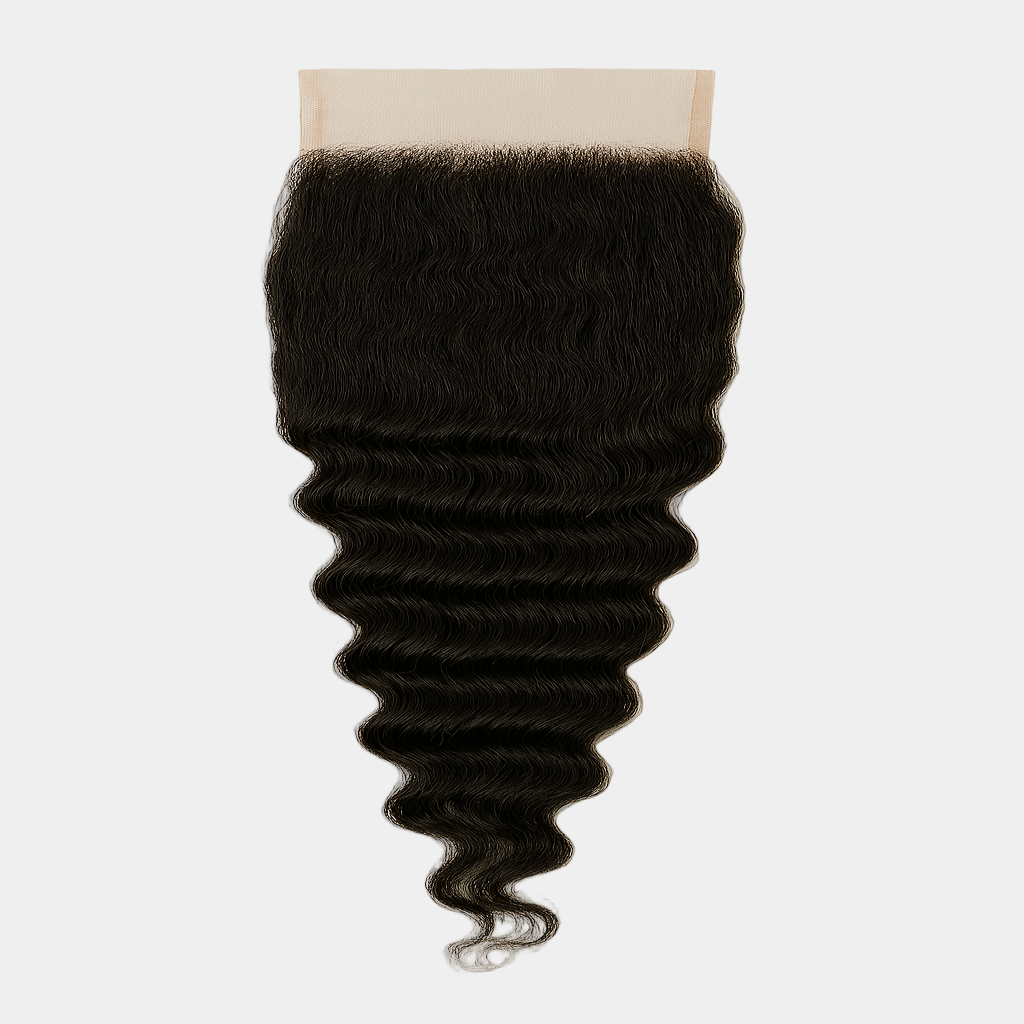 Brazilian Deep Wave Closure - 5x5 - HD Lace