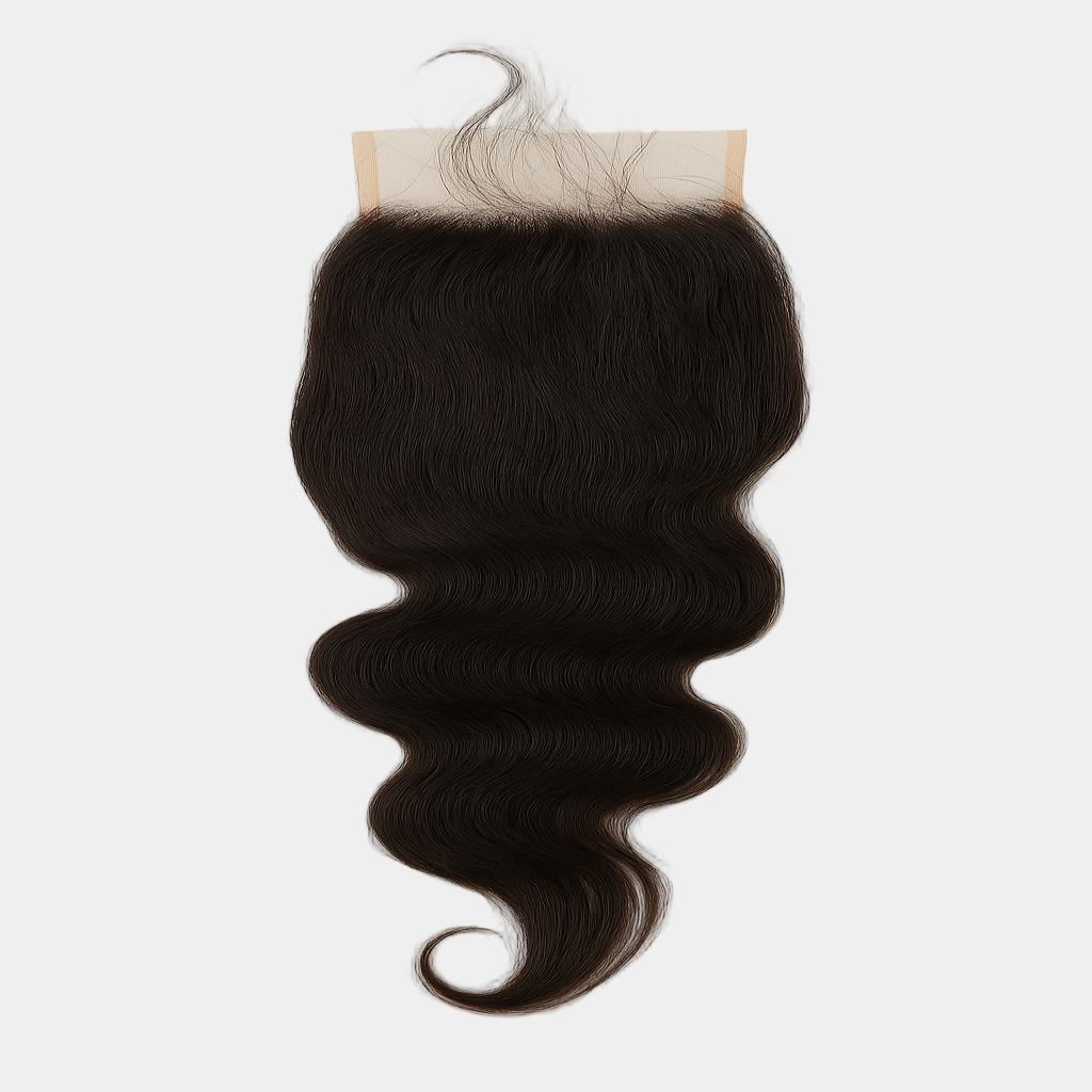 Indian Wavy Closure - 5x5 - Transparent Lace